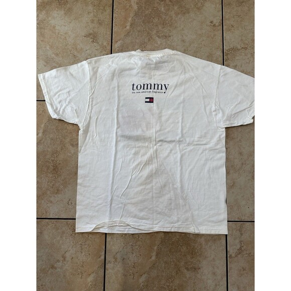 Vintage Tommy Hilfiger Tommy Cologne Promo T Shirt American Fragrance XL USA - Picture 4 of 6